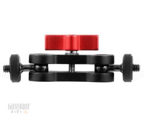 Andoer D9424R Çift Bilyalı 1/4 İnç Vidalı Bilyalı Sihilri Kol