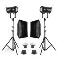 GDX EXC-220C-II 2'li Full Set (Gridli 60x90 Softbox + 260 cm Kalın Işık Ayağı)
