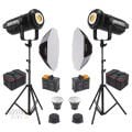 GDX LV-700C-II 2'li Full Set (95 cm Bowens Octagon Softbox + 260 cm Kalın Işık Ayağı)