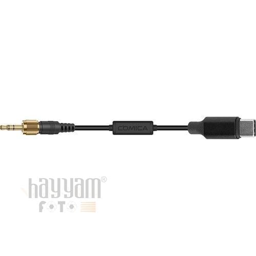 Comica CVM-DL-SPX (UC)  3,5 mm TRS Erkek  USB C Tipi  Mikrofon Kablosu